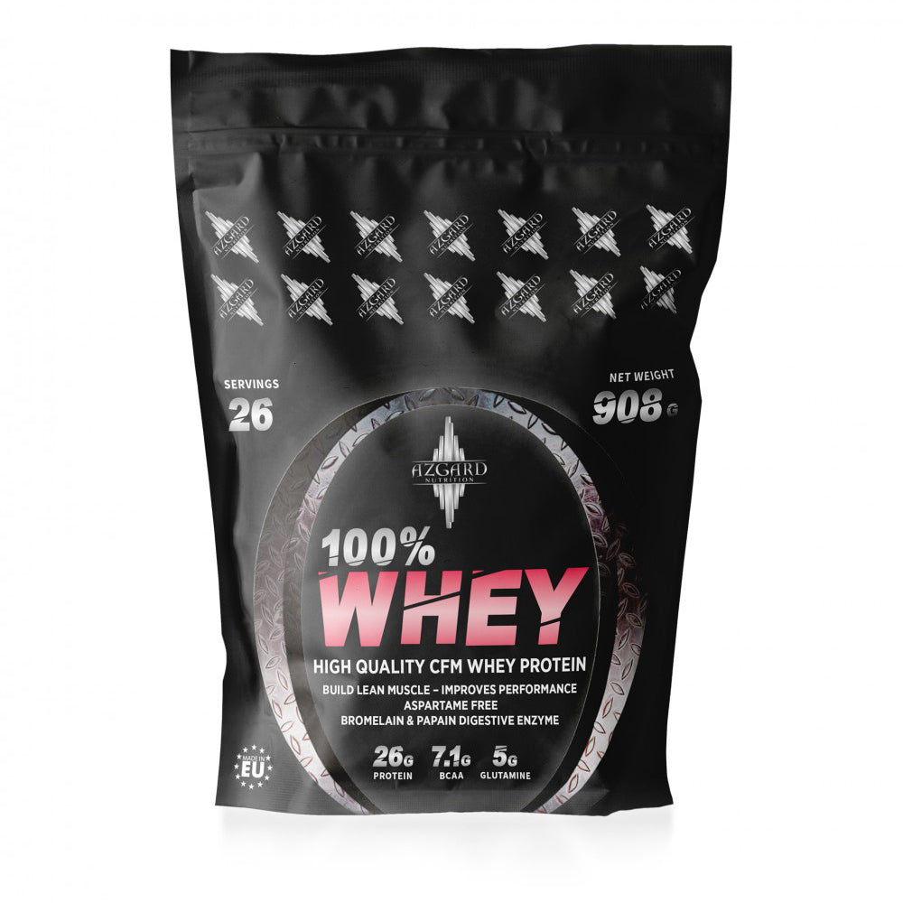 AZGARD WHEY PROTEIN 100% PREMIUM 908G Bela čokolada kokos (Rafaelo)
