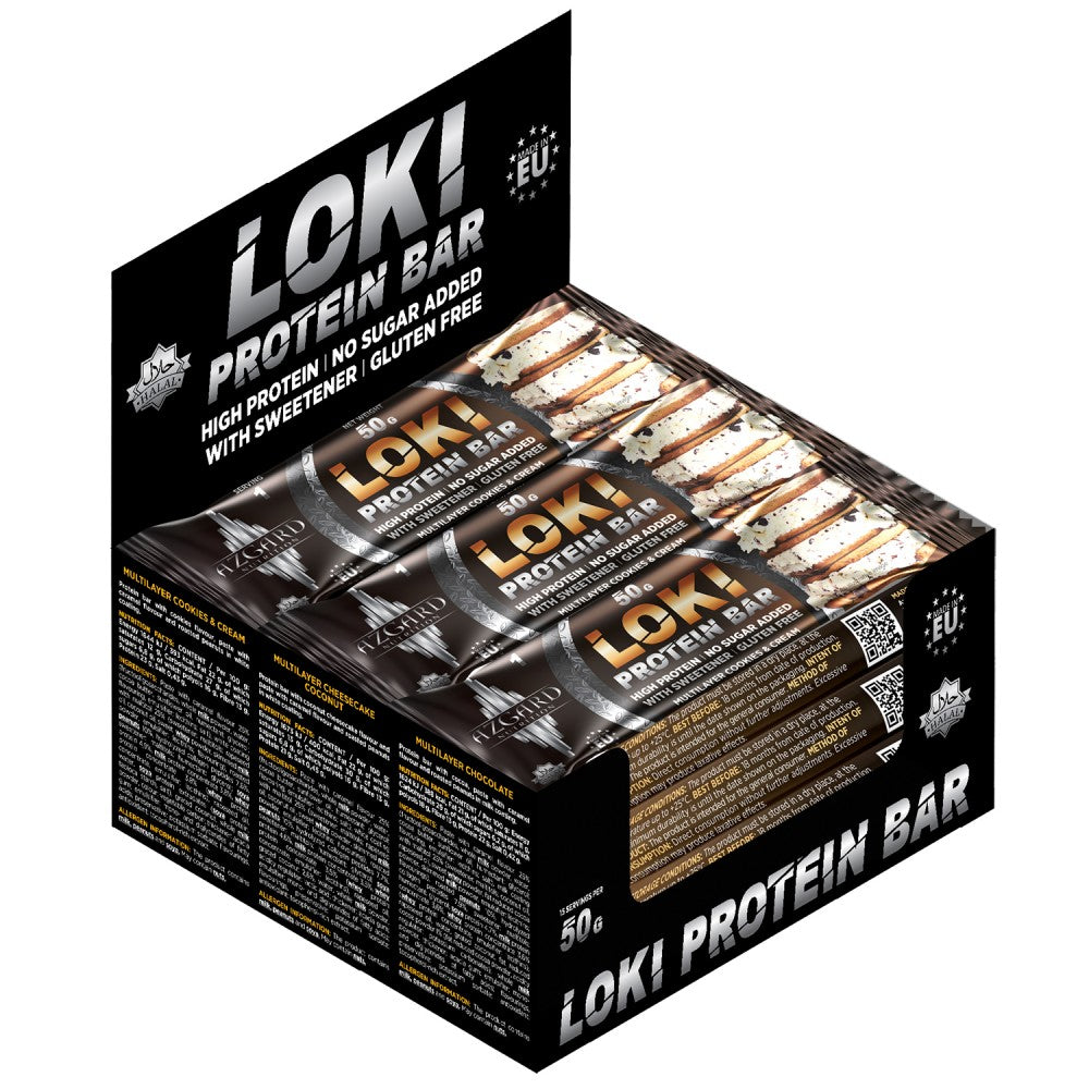 AZGARD LOKI Proteinska čokoladica Keks krem