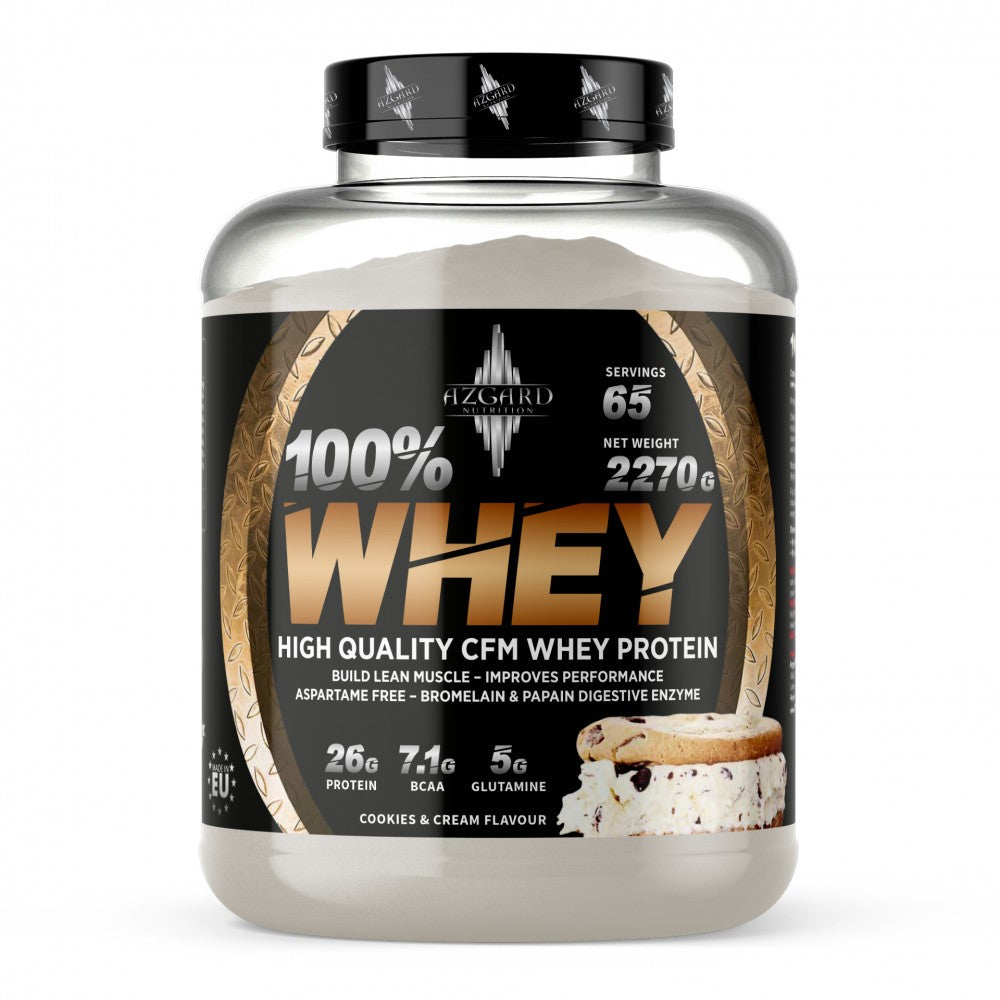 AZGARD WHEY PROTEIN 100% PREMIUM 2270G Keks krem