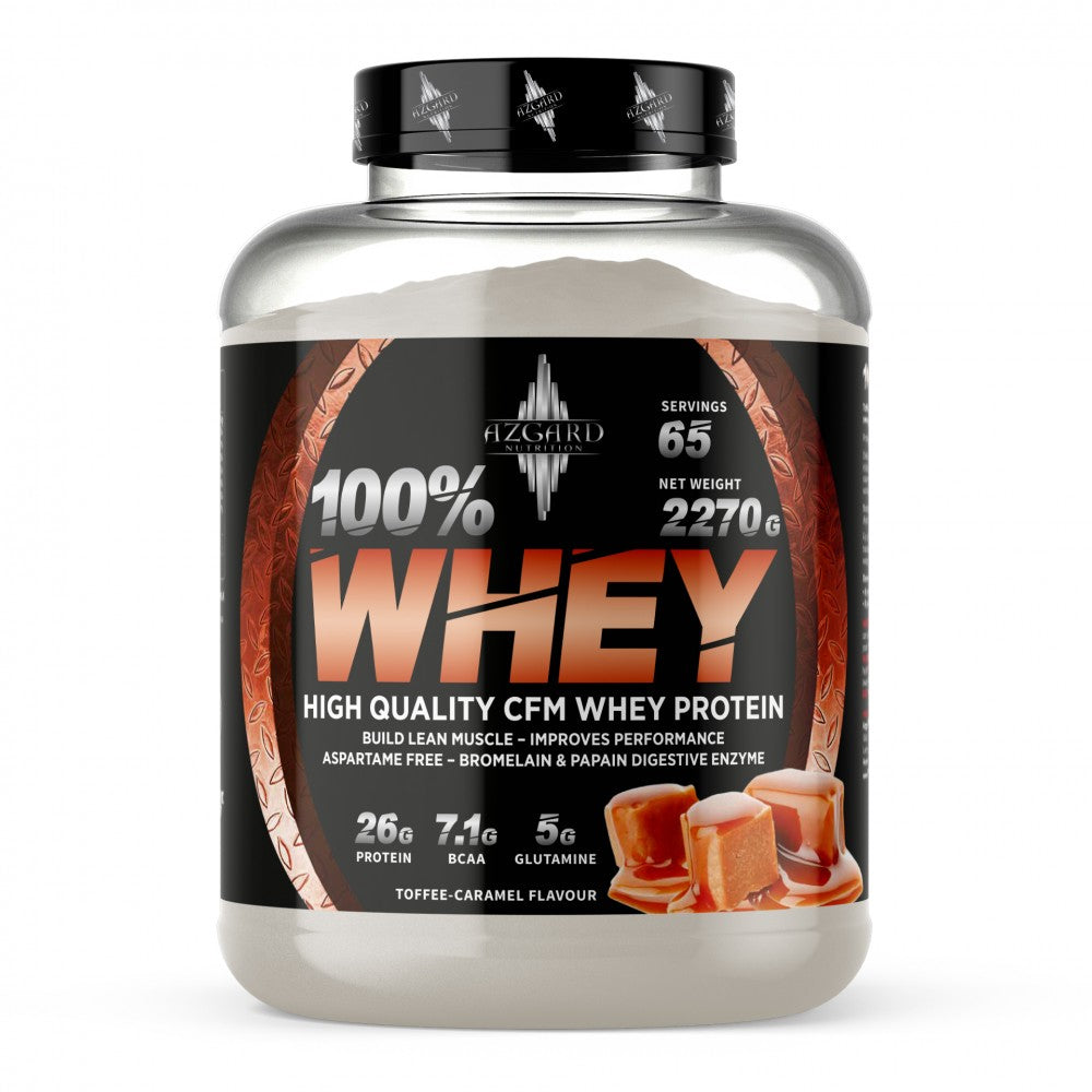 AZGARD WHEY PROTEIN 100% PREMIUM 2270G Tofi karamela